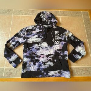 Hollister tie-dye hoodie Skatercore Urban Streetwear Layer Retro Skate Aesthetic